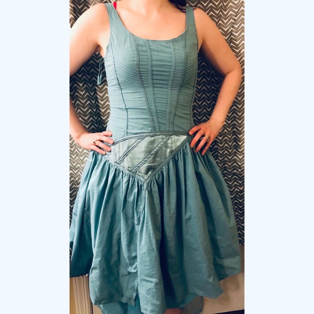 Blue LeShop dress